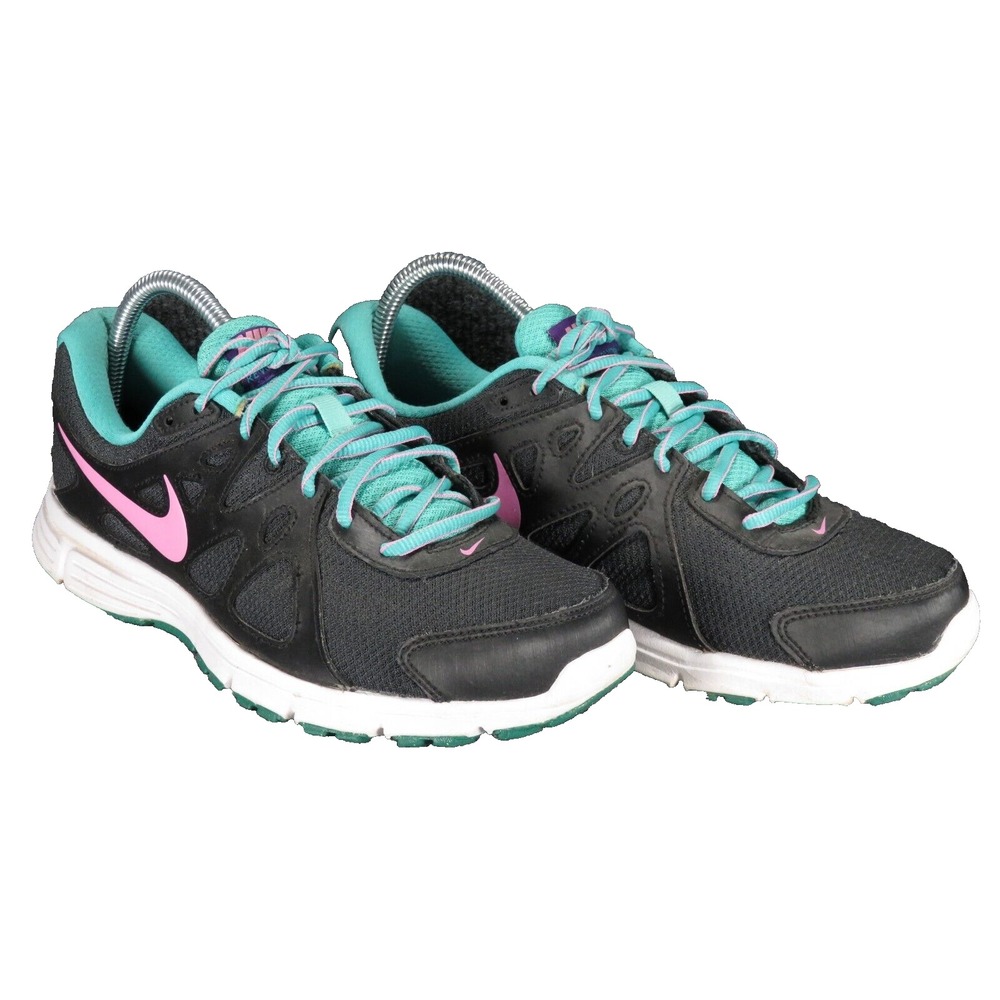 NIKE Revolution 2 Cross Training Running Shoe Sneaker Women's Size 9.5 Pink Teal